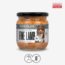 Dogs Plate - Fine Lamb 360g...