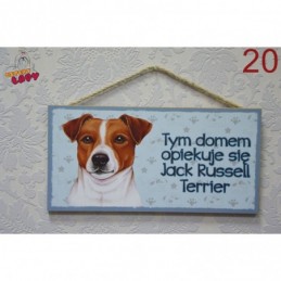 Tabliczka z rasą psa "Jack Russell Terrier"