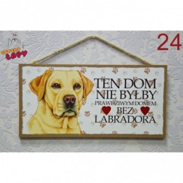 Tabliczka z rasą psa "Labrador"