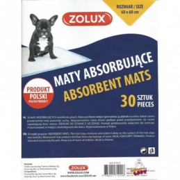Zolux - Podkłady higieniczne dla zwierząt - 60x60cm 30szt.