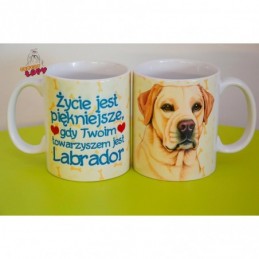 Kubek z rasą psa - Labrador