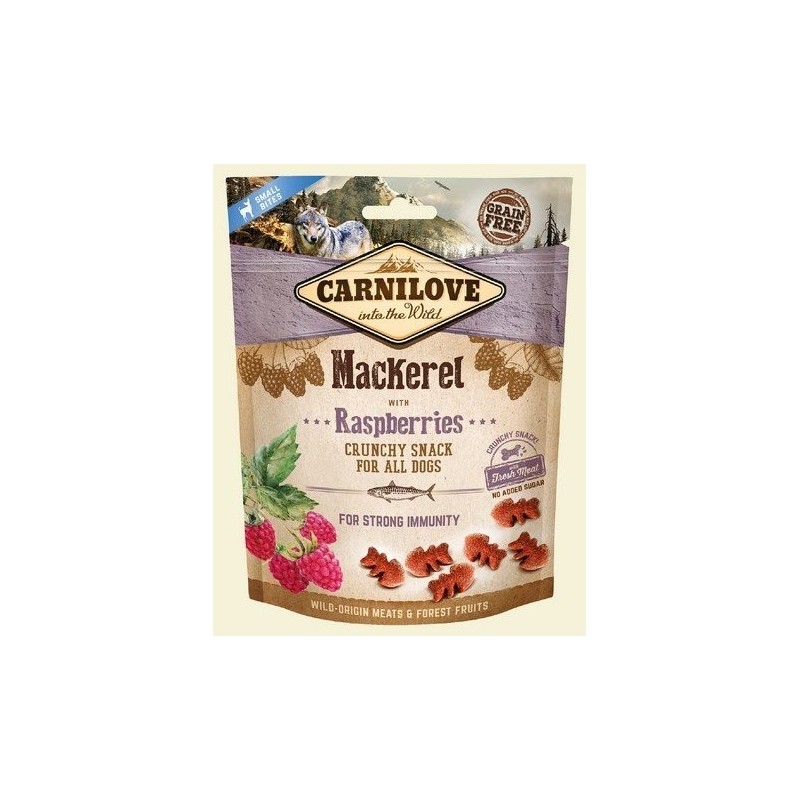 Carnilove 200g Snack Fresh Crunchy Mackerel+Raspberries