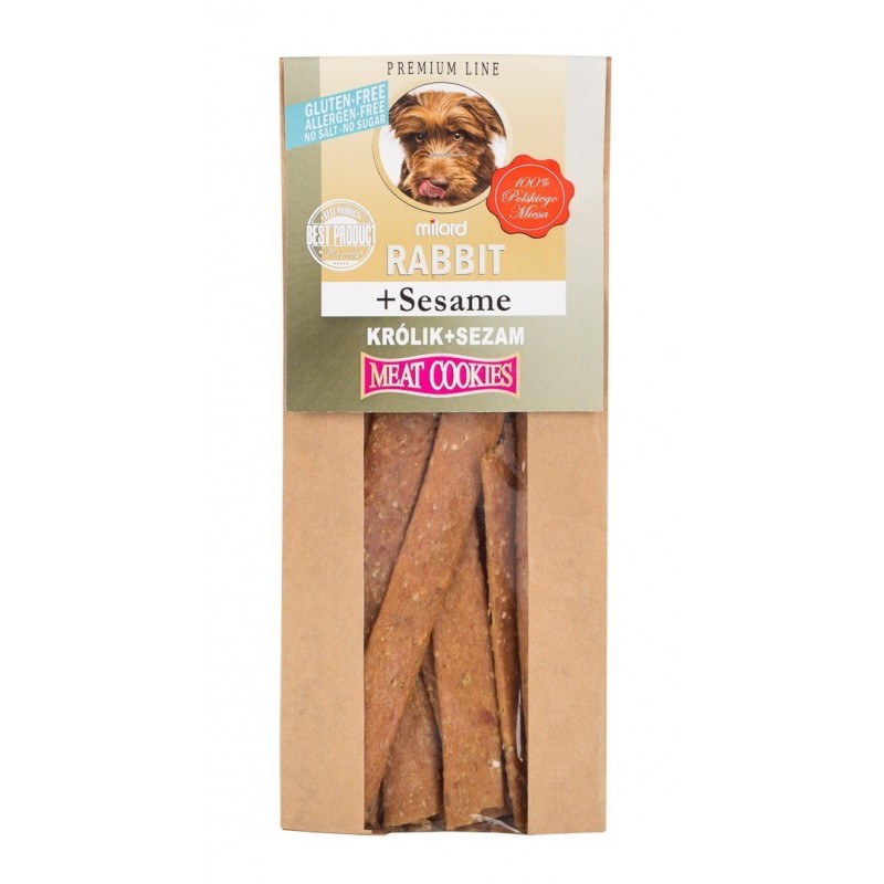 Milord - Ciasteczka Królik - Sezam 100g Milord - Ciasteczka Królik - Sezam 100g