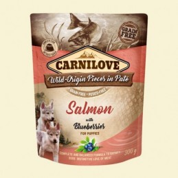 Carnilove Dog Puch Salmon&Blueberries Puppies 300g Łosoś z jagodami