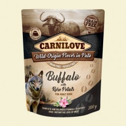 Carnilove Dog Puch Wild Buffalo&Rose Petals 300g Bawół z płatkami róży