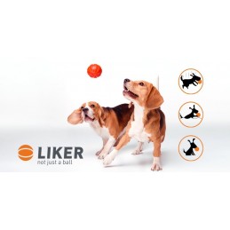 Liker 7cm - Piłka dla psów średnich ras